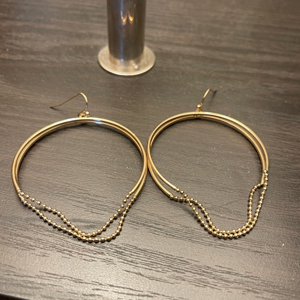 Gold Hoop Earrings